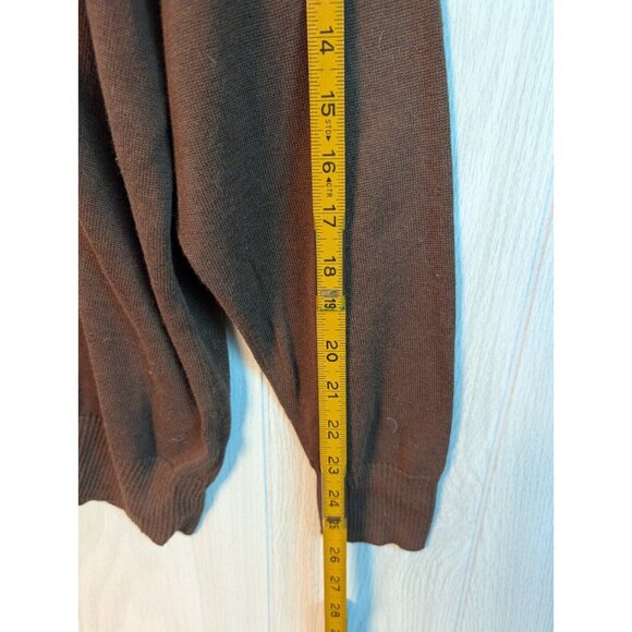 Belle by Kim Gravel Waffle Stitch Colorblock Print Sweater Size XL Wave Pullover - Picture 5 of 6